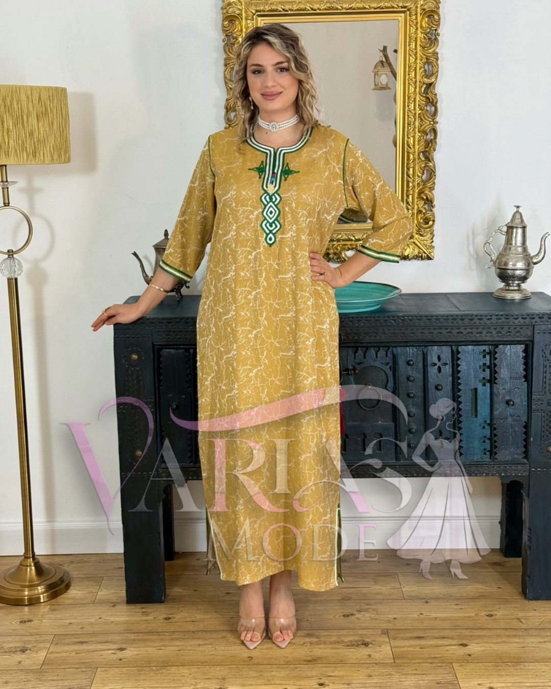 جبة  "أريج" بلمسة مغربية أصيلة – إطلالة العيد الاستثنائية