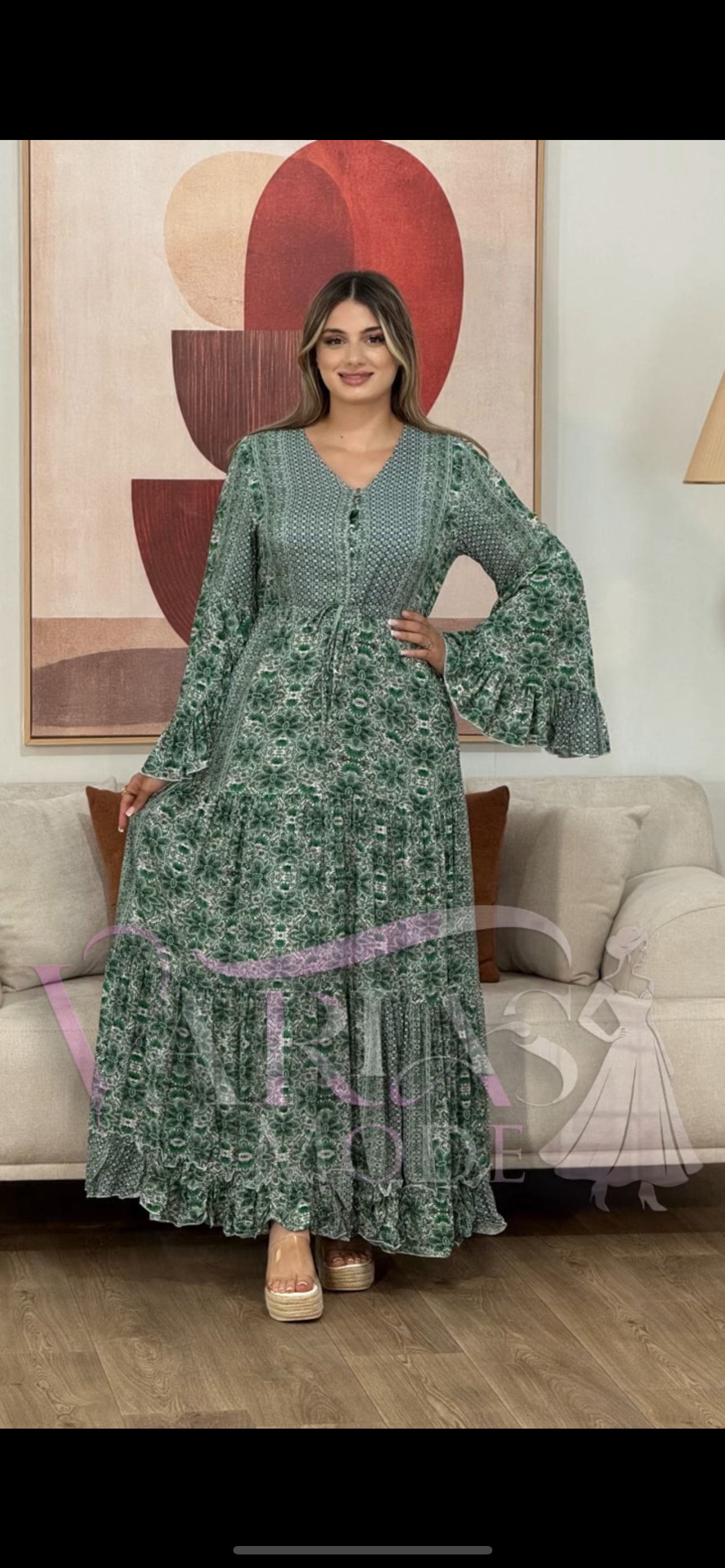 Robe d’importation 100% coton 307
